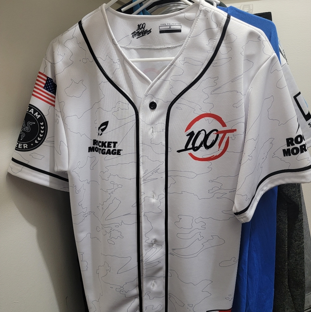100 Thieves Baseball Jersey